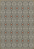 spicher and company classic vinyl pattern 51 whats black and white and red all over rug