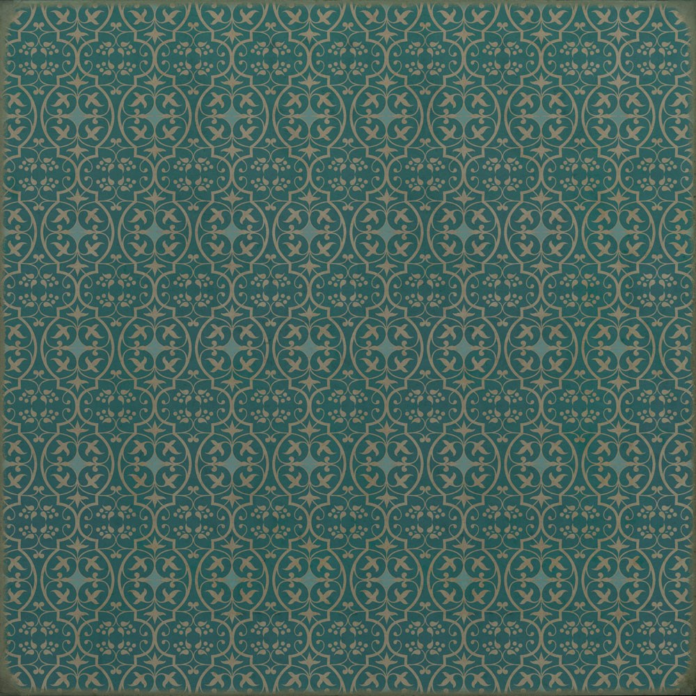 spicher and company classic vinyl pattern 51 when the rest of heaven was blue rug