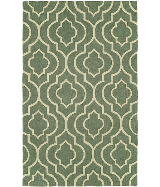 HRI Bel Air 5059Q10 Moss Rug