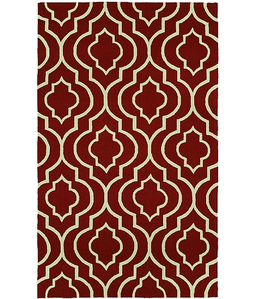HRI Bel Air 5059Q9 Deep Red Rug