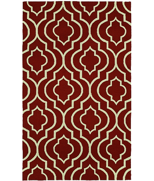 HRI Bel Air 5059Q9 Deep Red Rug