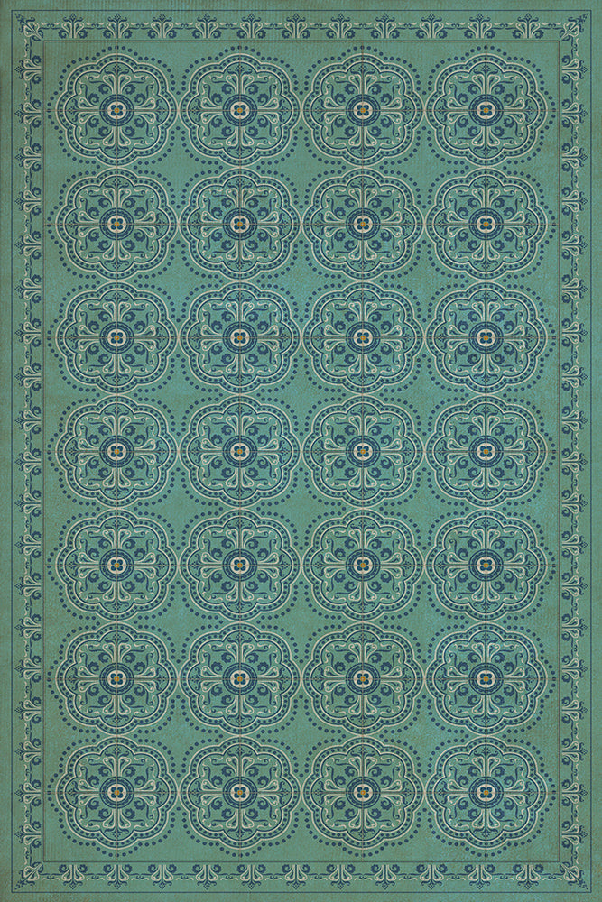spicher and company classic vinyl pattern 28 a tranquil heart rug