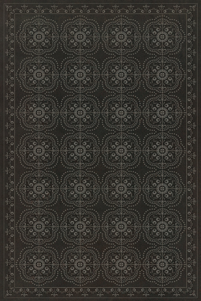 spicher and company classic vinyl pattern 28 dark and deep rug