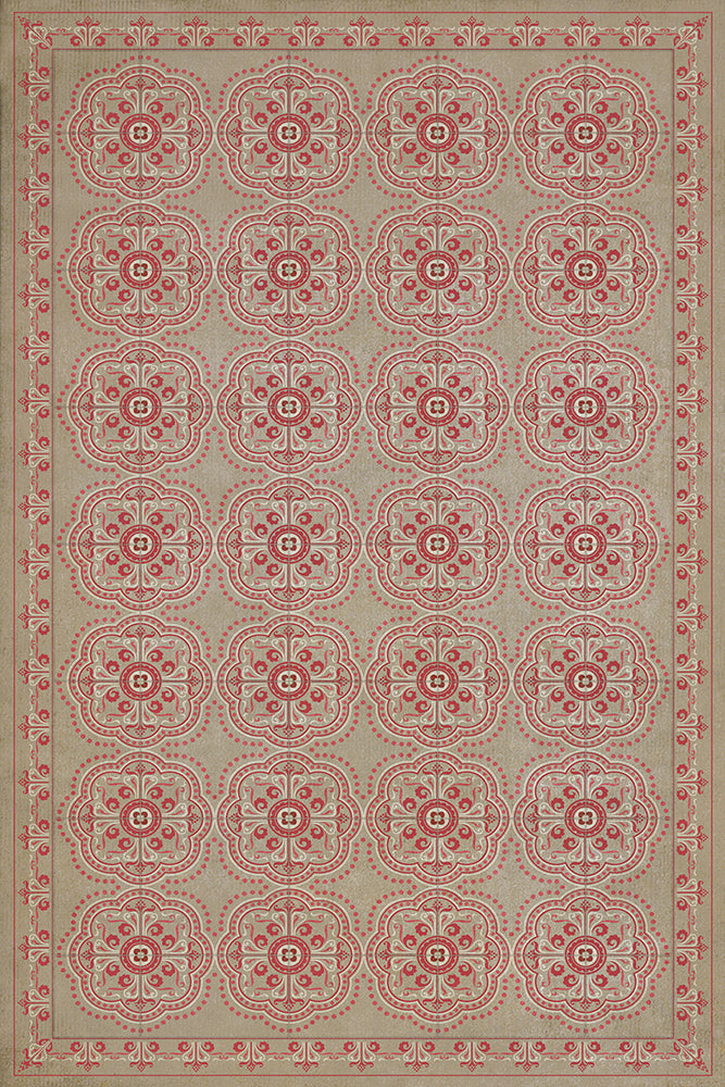 spicher and company classic vinyl pattern 28 dollhouse rug