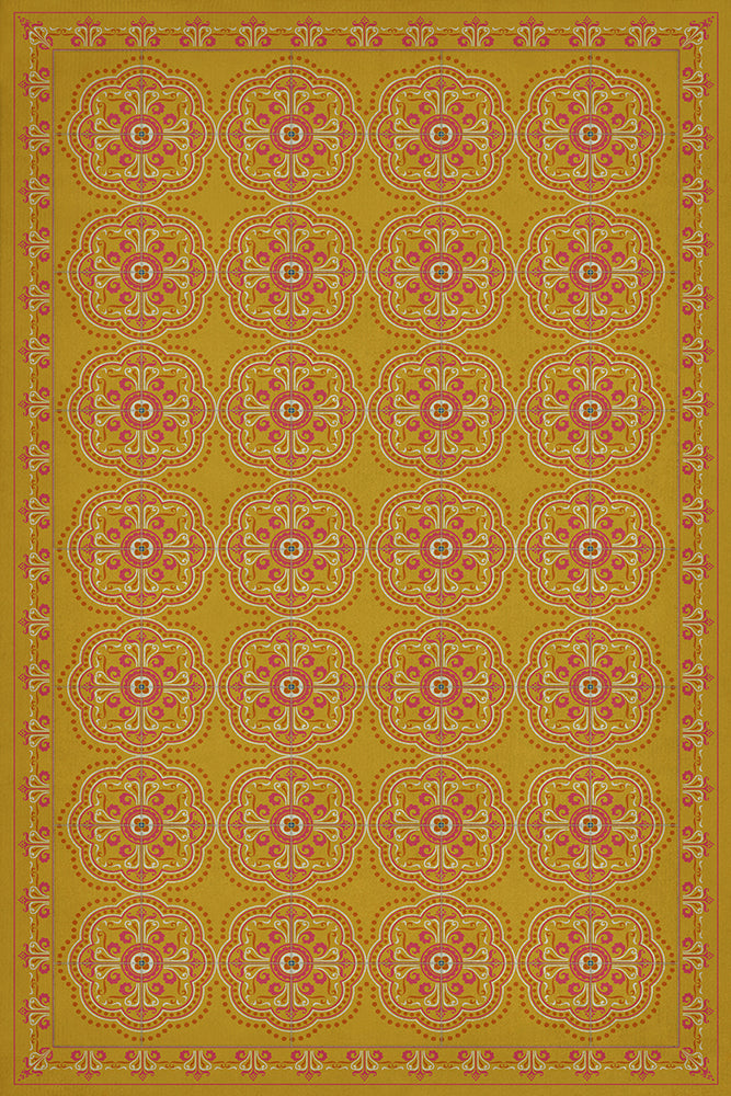 spicher and company classic vinyl pattern 28 good morning sunshine rug