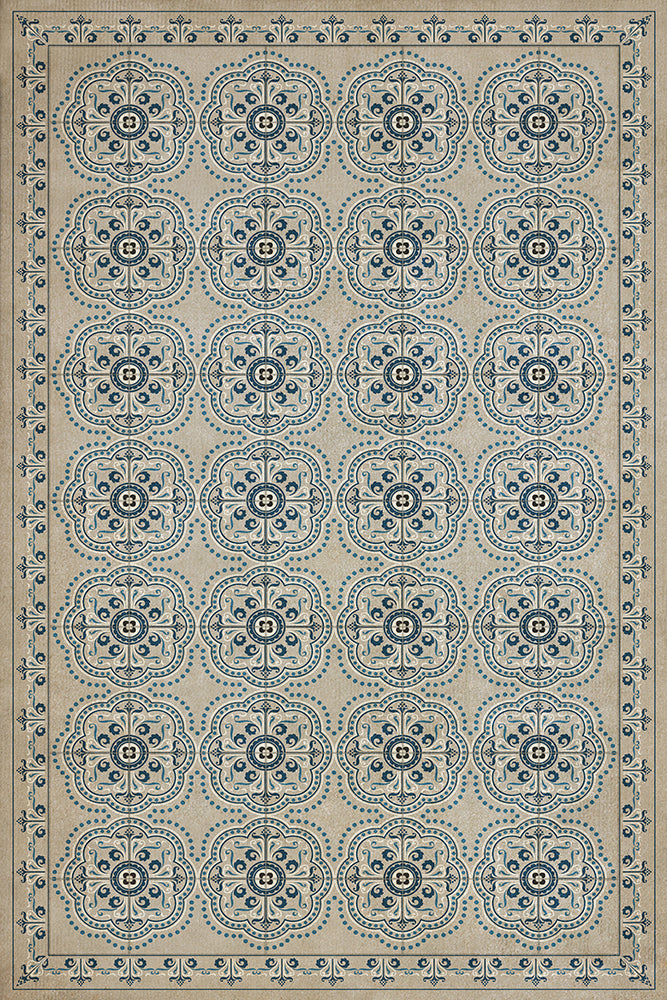 spicher and company classic vinyl pattern 28 it is delightful to tell it rug