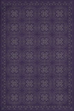 spicher and company classic vinyl pattern 28 purple bandana rug