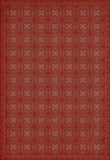 spicher and company classic vinyl pattern 28 red bandana rug