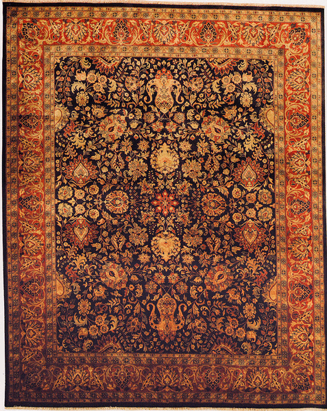 Shalom Brothers Palace 51F Navy Rug