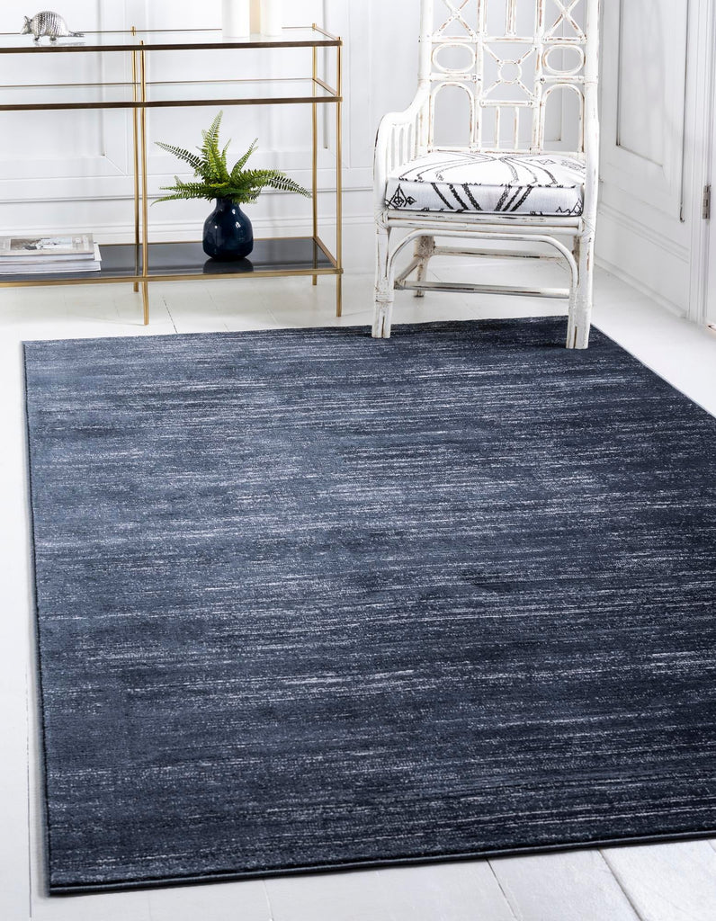 unique loom uptown madison avenue uptown  navy blue rug