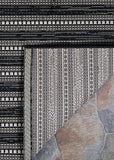 couristan afuera 5262 9008 onyx rug