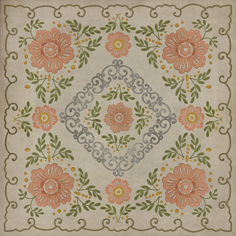 spicher and company classic vinyl pattern 69 a little decorum rug