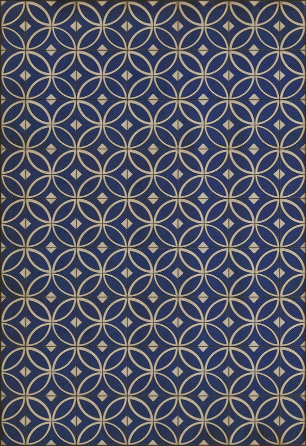 spicher and company classic vinyl pattern 70 dress blues rug