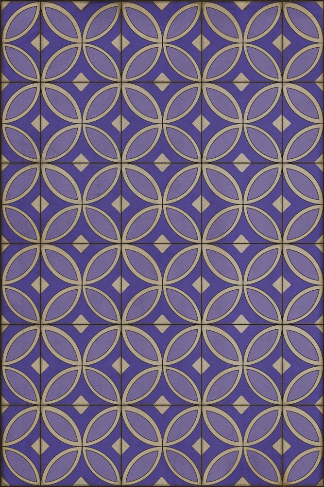 spicher and company classic vinyl pattern 70 waltzing with violets in our hair rug