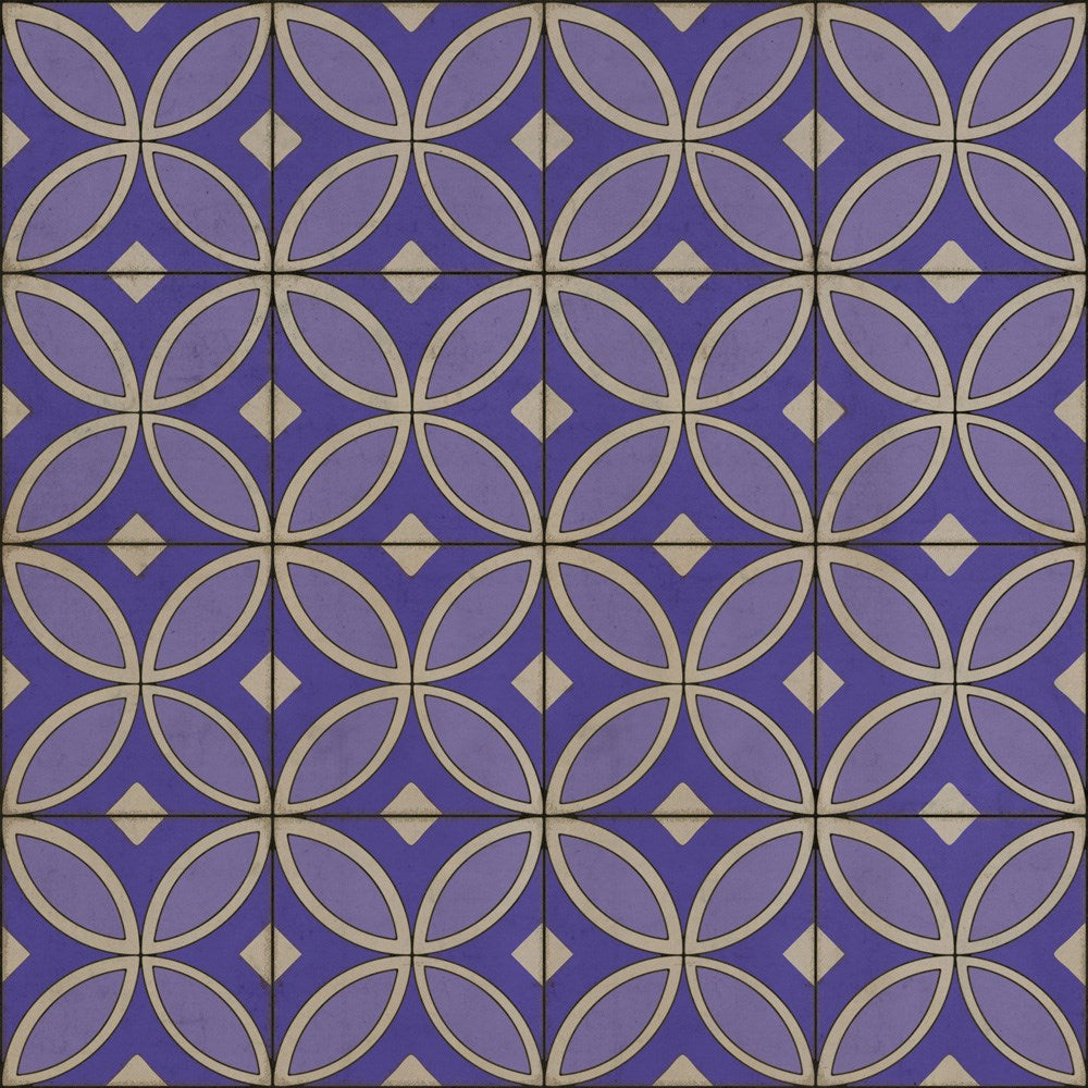 spicher and company classic vinyl pattern 70 waltzing with violets in our hair rug