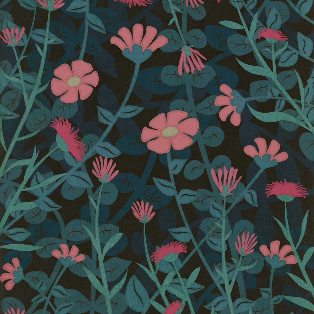 spicher and company classic vinyl pattern 73 pocket full of posies rug