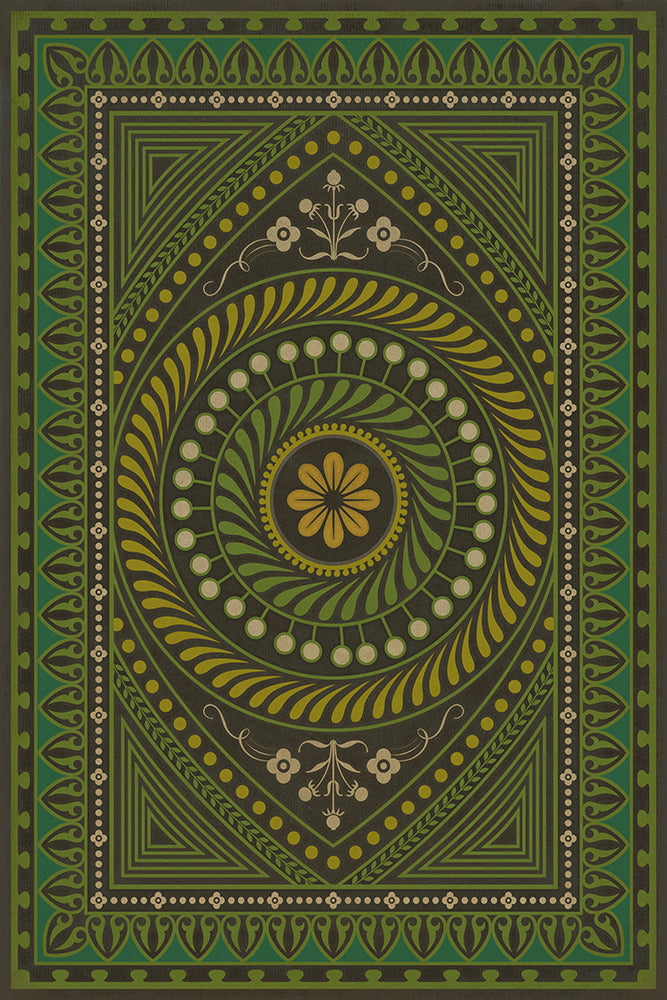 spicher and company classic vinyl pattern 75 do not trust wealth rug