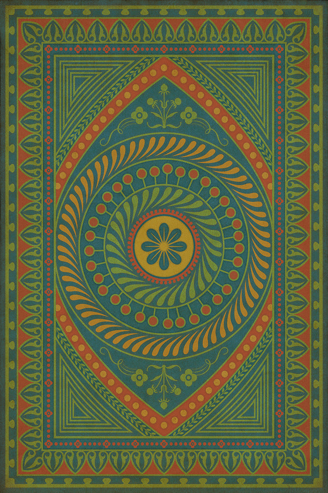 spicher and company classic vinyl pattern 75 guard friendship rug