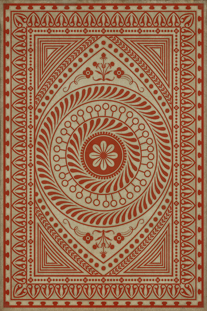 spicher and company classic vinyl pattern 75 praise hope rug
