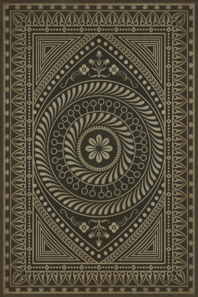 spicher and company classic vinyl pattern 75 all seeing eye rug
