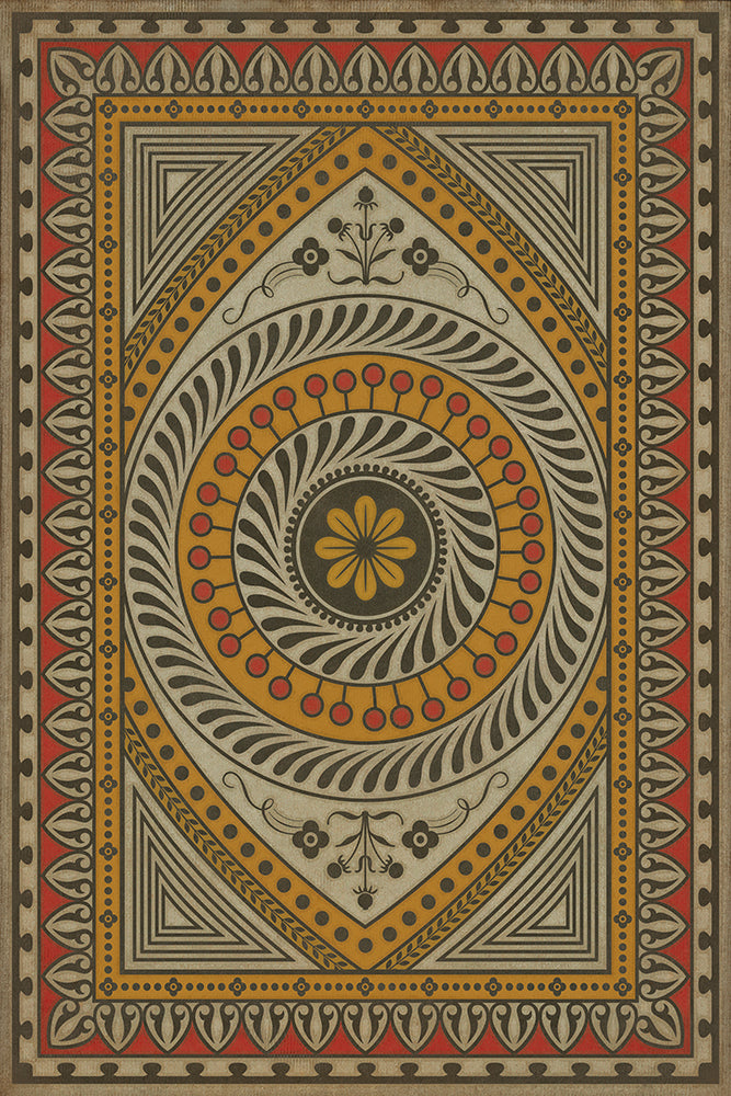 spicher and company classic vinyl pattern 75 oracle of delphi rug