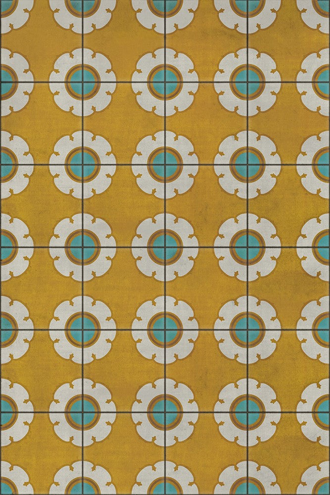 spicher and company classic vinyl pattern 78 happy days rug