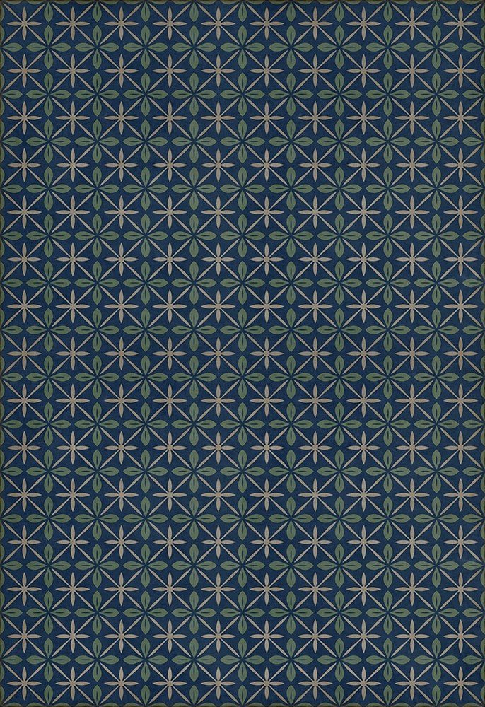 spicher and company classic vinyl pattern 81 blue moon drive in rug
