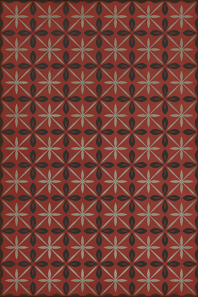 spicher and company classic vinyl pattern 81 atomic diner rug