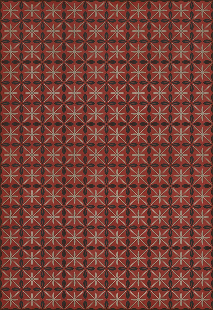 spicher and company classic vinyl pattern 81 atomic diner rug
