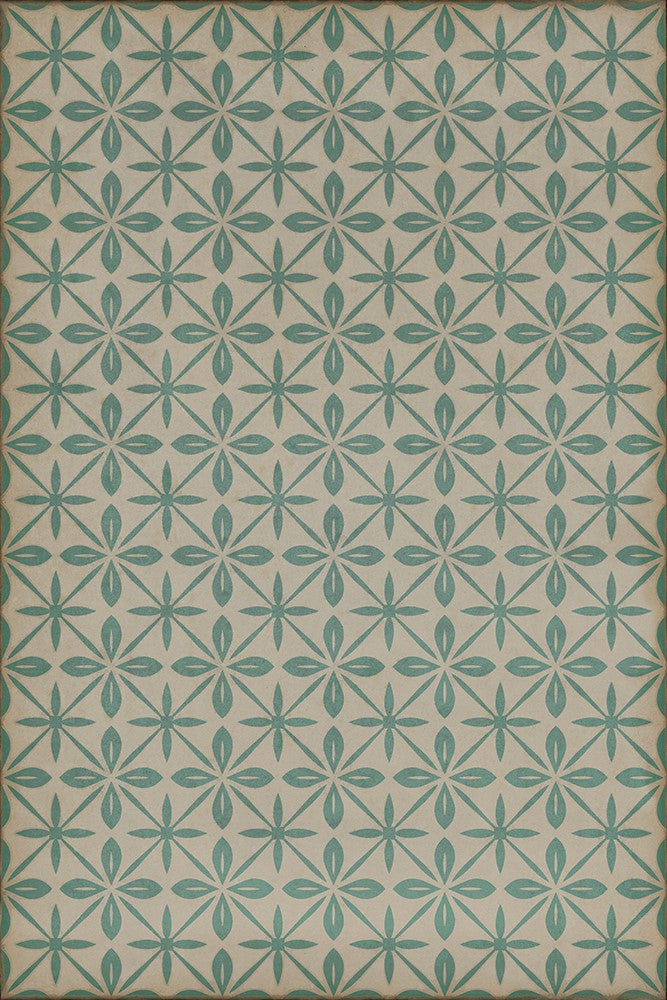 spicher and company classic vinyl pattern 81 bluebird cafe rug