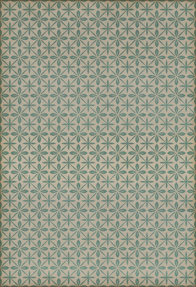 spicher and company classic vinyl pattern 81 bluebird cafe rug