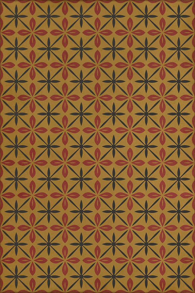 spicher and company classic vinyl pattern 81 courtside stop rug