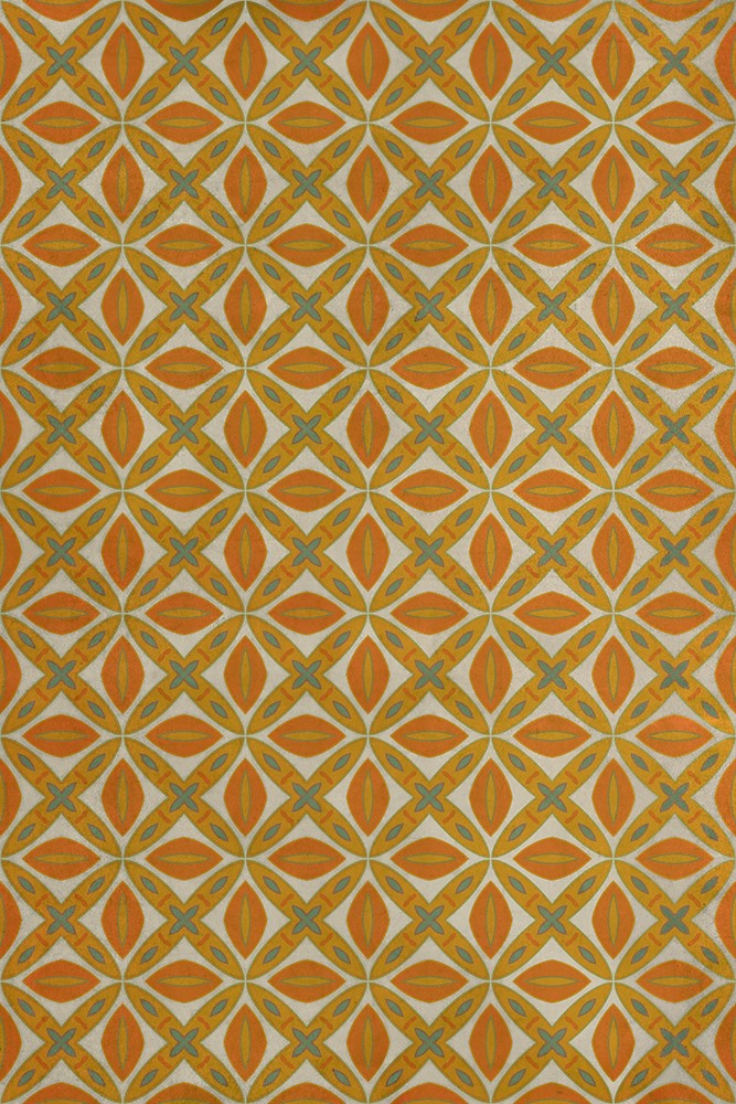 spicher and company classic vinyl pattern 82 tiger lily rug