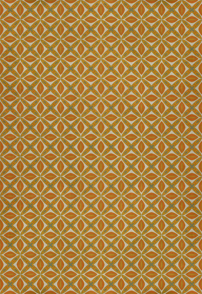 spicher and company classic vinyl pattern 82 tiger lily rug