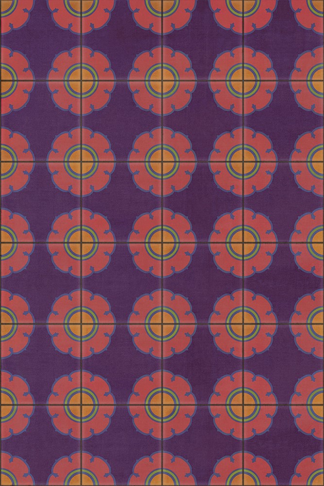 spicher and company classic vinyl pattern 78 tutti frutti rug