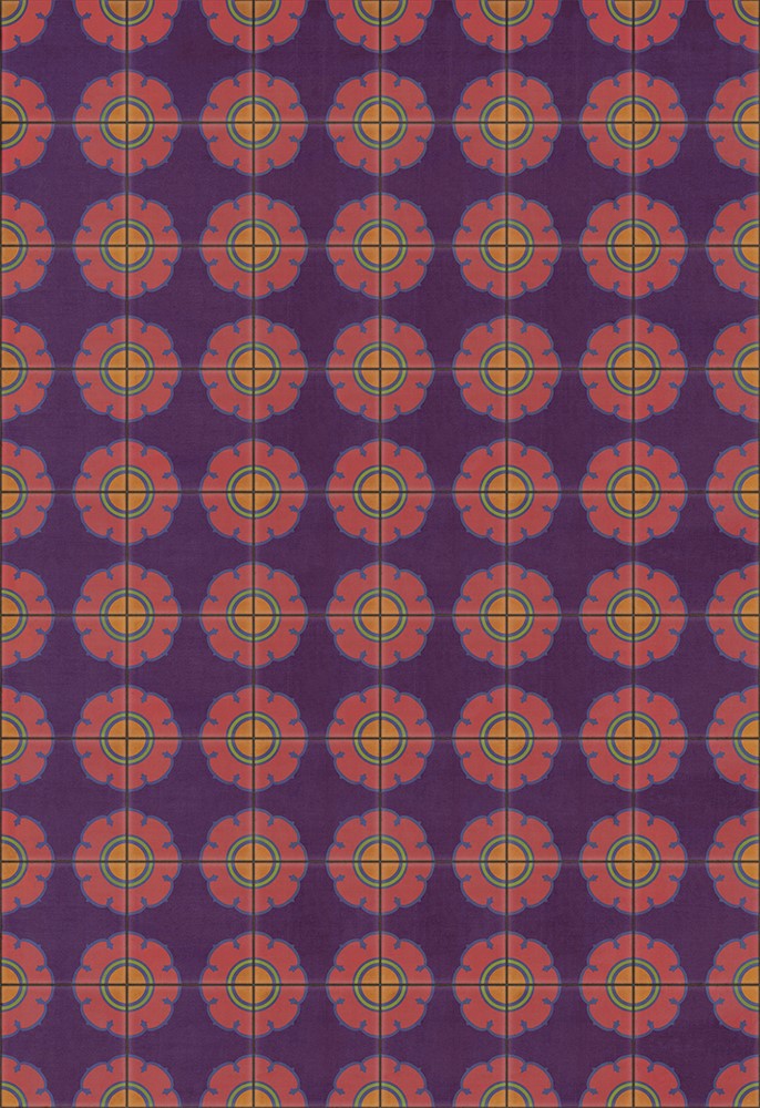 spicher and company classic vinyl pattern 78 tutti frutti rug