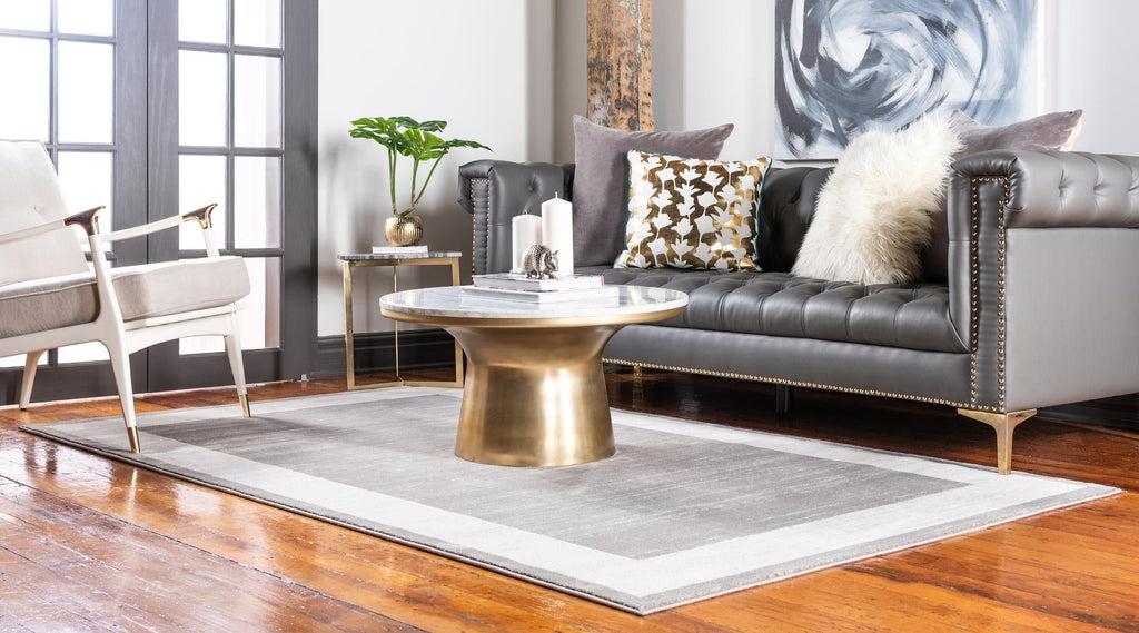 unique loom uptown yorkville uptown  gray rug