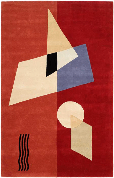 HRI Oxford 56A Red Rug