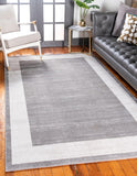 unique loom uptown yorkville uptown  gray rug