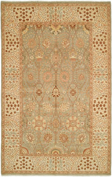 HRI Hadji Jalili 6015 Green Rug