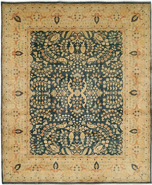 HRI Hadji Jalili 6016 Blue Rug