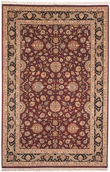 HRI Emerald 618 Red Rug