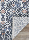 couristan everest 6374 6636 denim rug