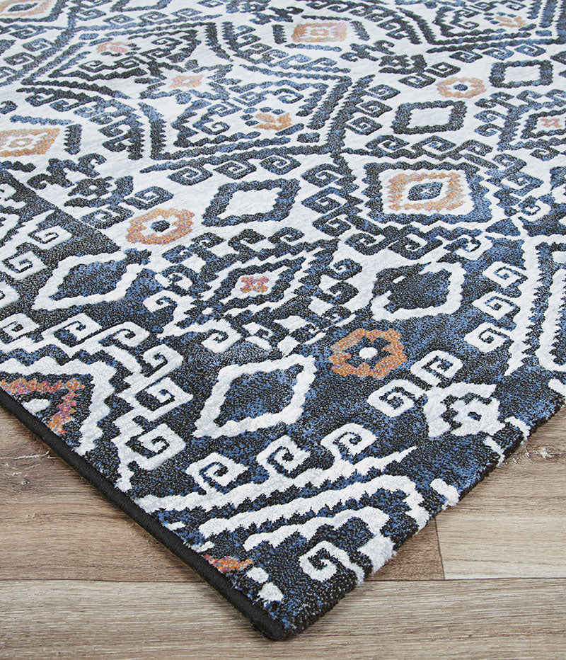 couristan everest 6374 6636 denim rug