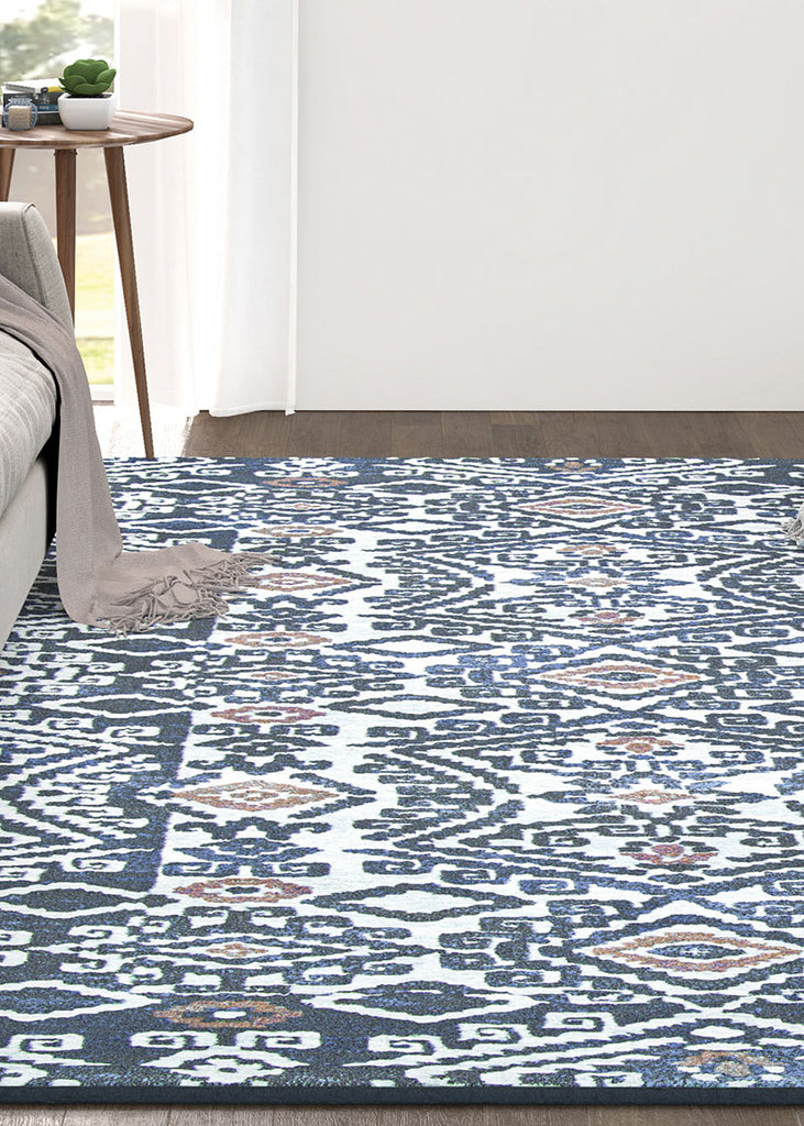 couristan everest 6374 6636 denim rug