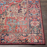 surya iris irs 2310 bright red rug