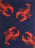 Delos, Inc. Coastal 70808 Navy Rug