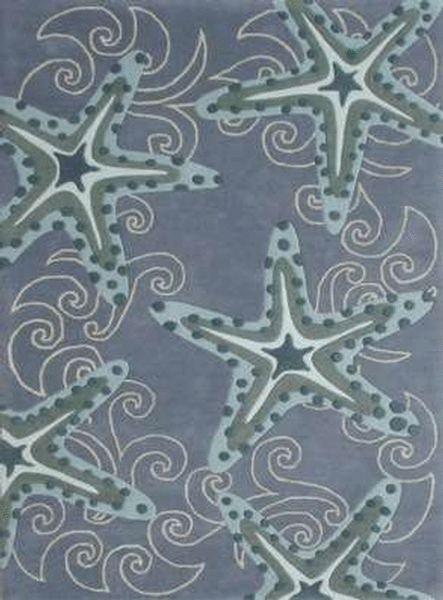 Delos, Inc. Coastal 70904 Smoke Rug
