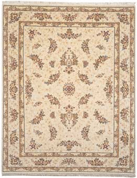 HRI Emerald 718 Ivory Rug