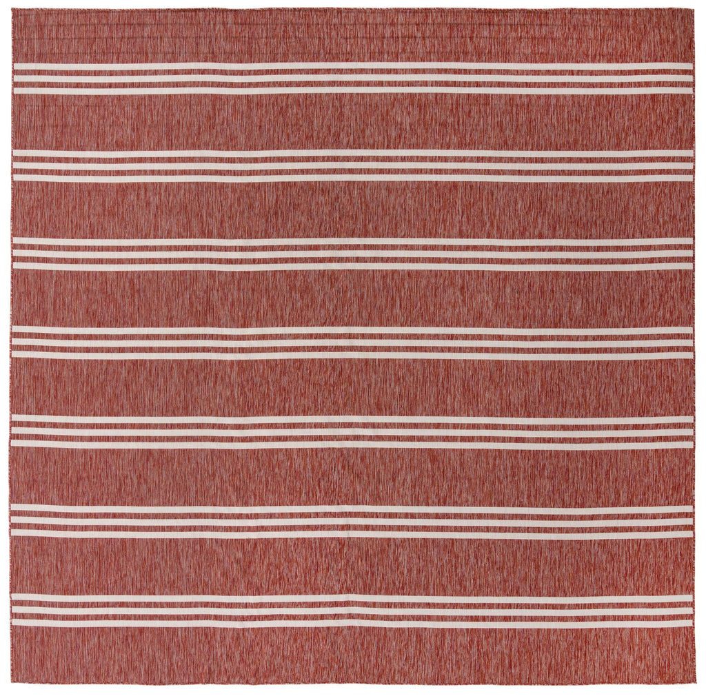 unique loom jill zarin outdoor anguilla rust red rug